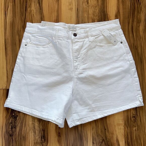 NEW Jessica Simpson White Jean Shorts - Picture 5 of 7